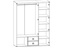 Шкаф JSZF 3D2S/150 ИНДИАНА